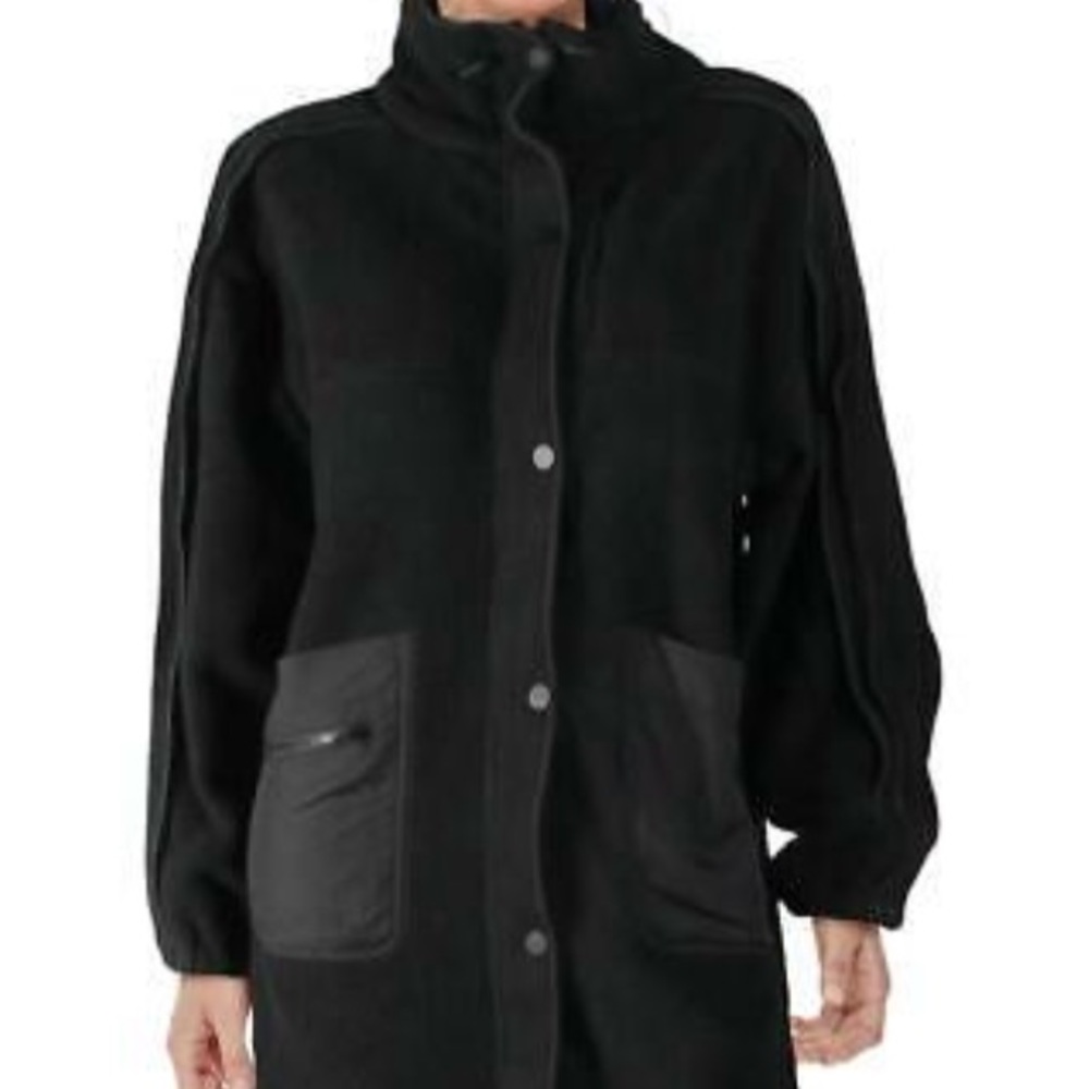 Free people Long Fleece Jacket